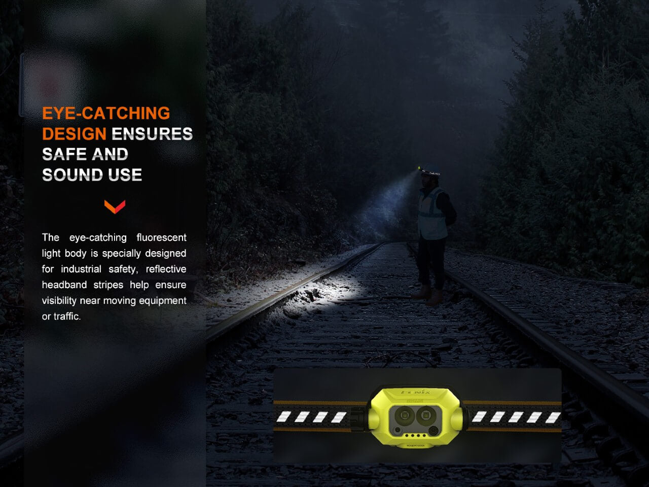 Fenix WH23R Gesture Sensing Industrial LED Headlamp SpadezStore