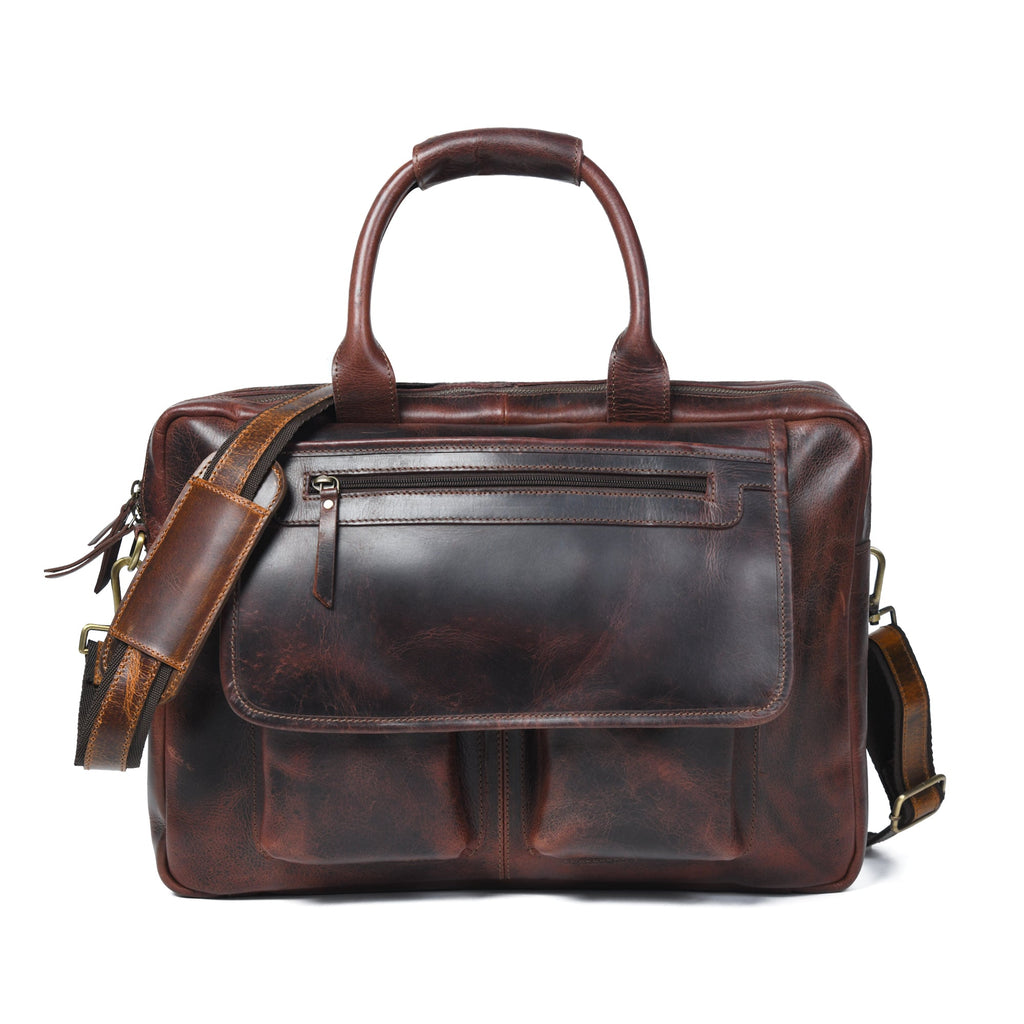 Classy Leather Bags Buffalo Leather Pilot Bag