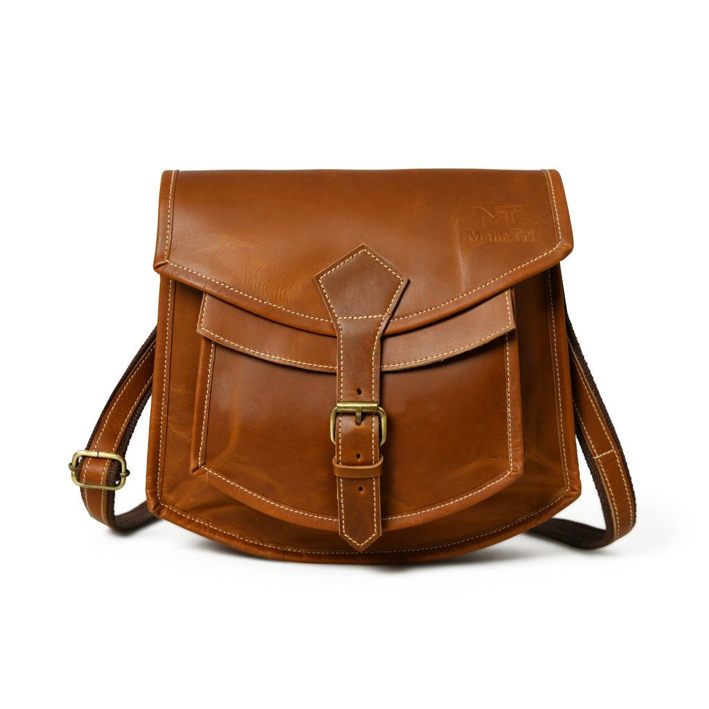 Classy Leather Bags Buffalo Leather CrossBody Bag SpadezStore