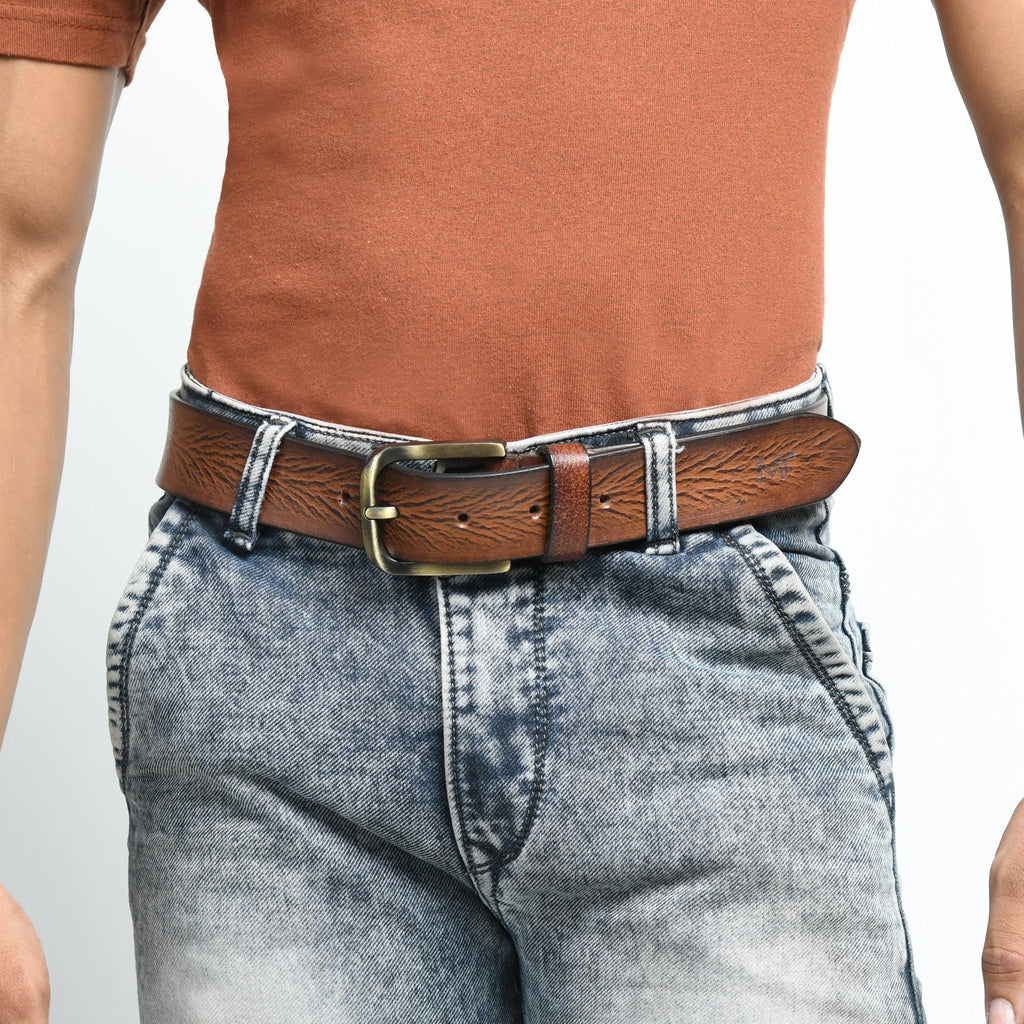 Classy Leather Bags Eden Tan Men's Leather Belt