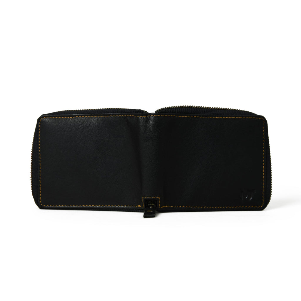 Classy Leather Bags Adams Bi-Fold Wallet- Black SpadezStore