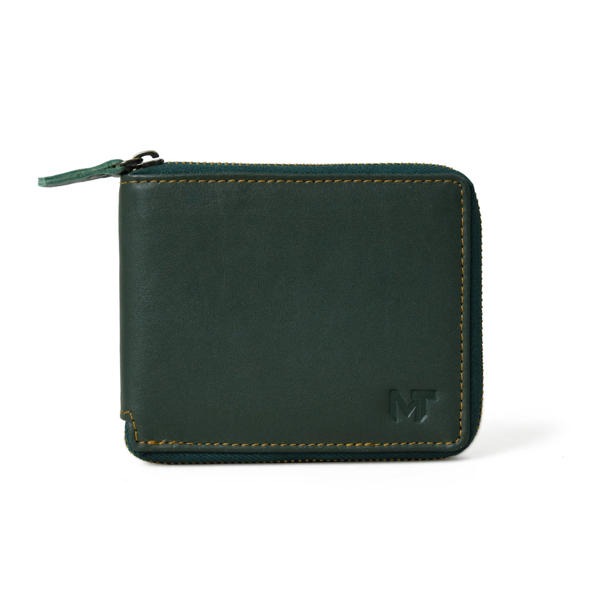 Classy Leather Bags Adams Bi-Fold Wallet- Green