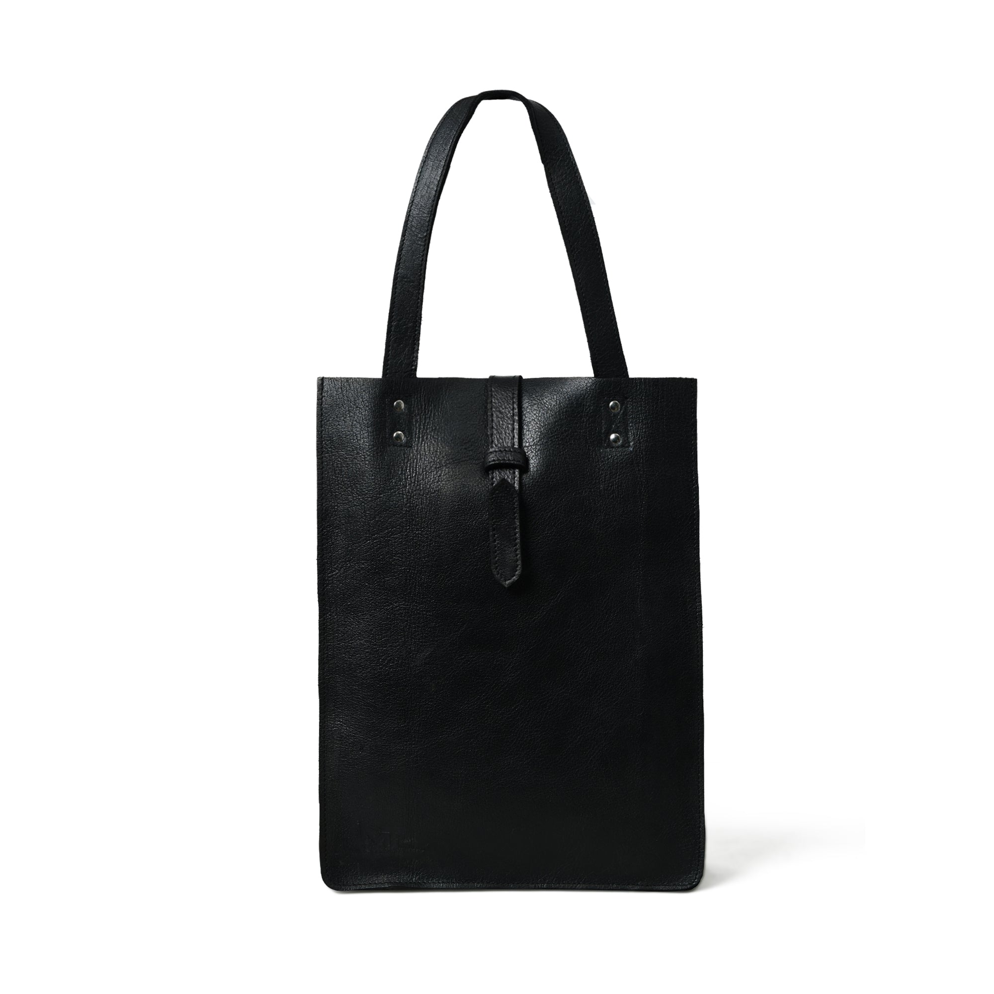 Classy Leather Bags Ebony Elegance Leather Tote SpadezStore