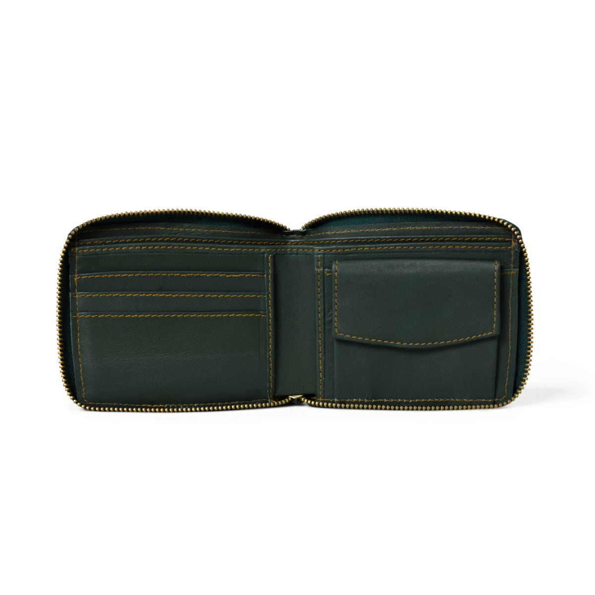 Classy Leather Bags Adams Bi-Fold Wallet- Green