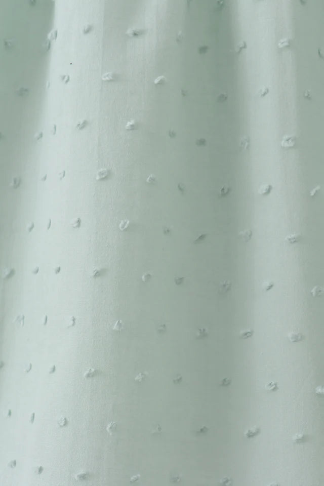 Abby & Evie Green Swiss Dot Cross Sheep Ruffle Dress 113131 SpadezStore