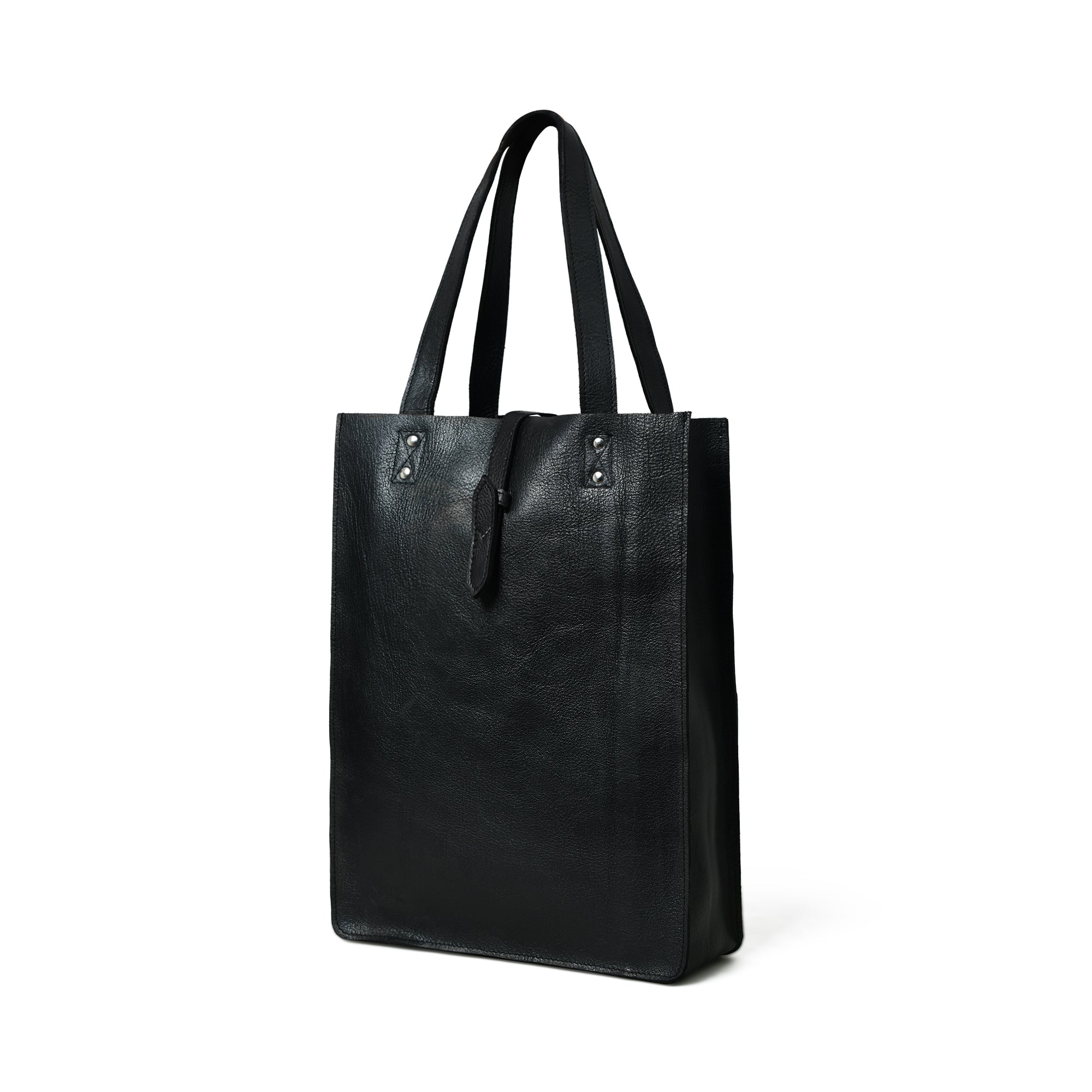 Classy Leather Bags Ebony Elegance Leather Tote SpadezStore