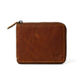 Classy Leather Bags Adams Bi-Fold Wallet- Walnut Brown SpadezStore
