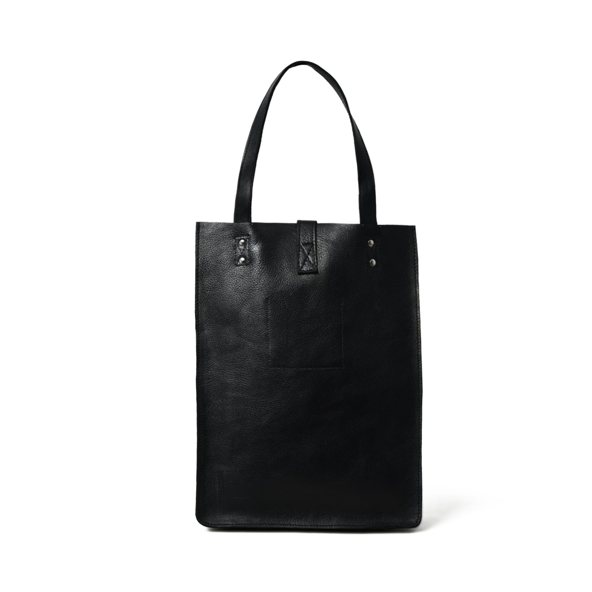Classy Leather Bags Ebony Elegance Leather Tote SpadezStore