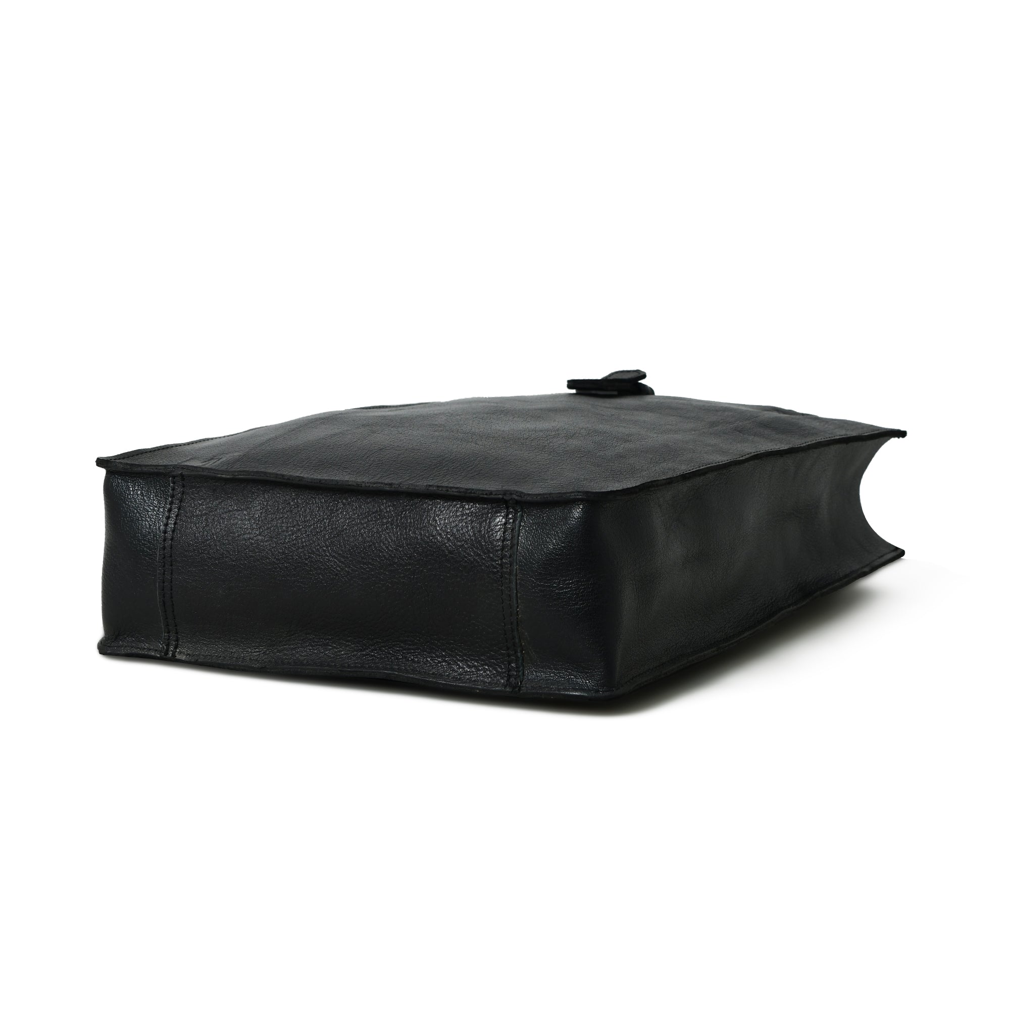 Classy Leather Bags Ebony Elegance Leather Tote SpadezStore