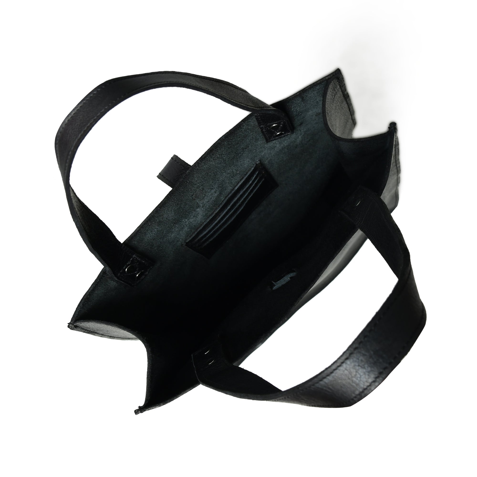 Classy Leather Bags Ebony Elegance Leather Tote SpadezStore