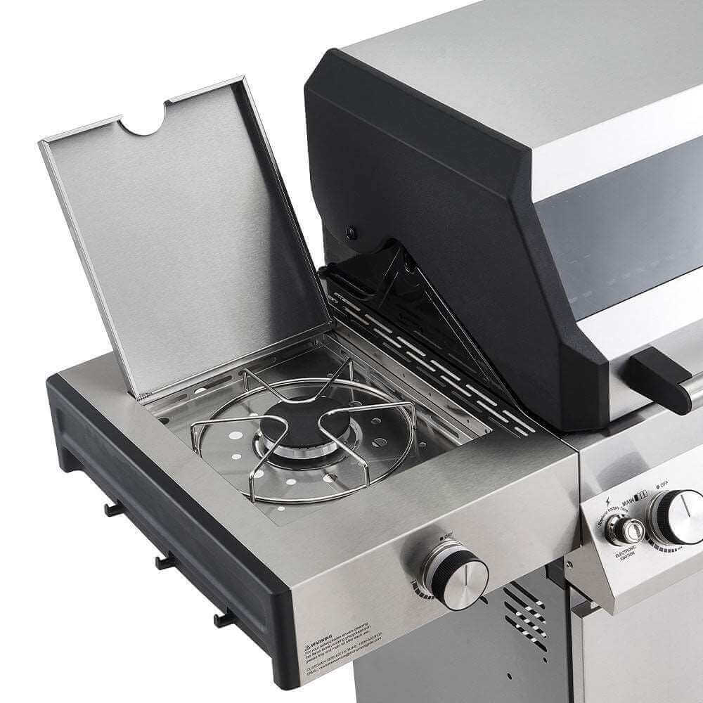 Monument Grills Denali 405 | Stainless Smart Tech Propane Gas Grill SpadezStore