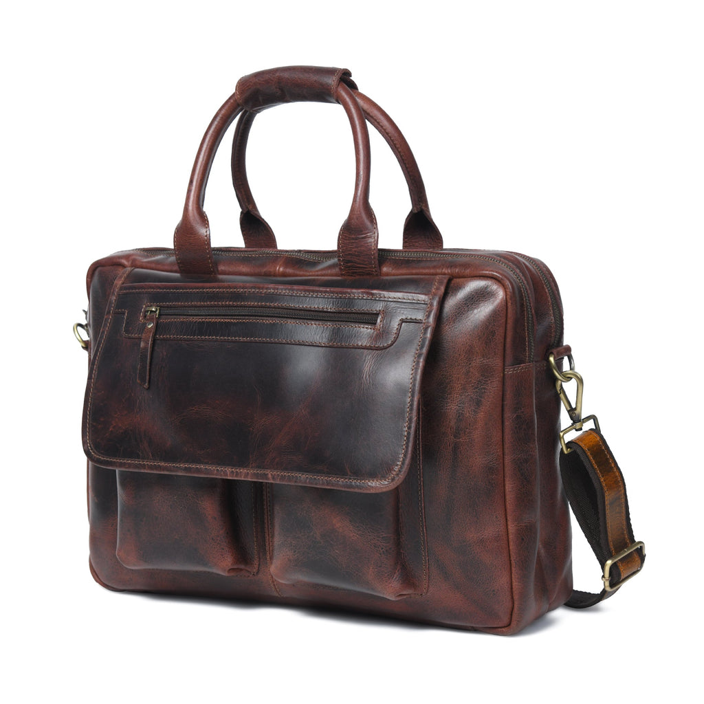 Classy Leather Bags Buffalo Leather Pilot Bag