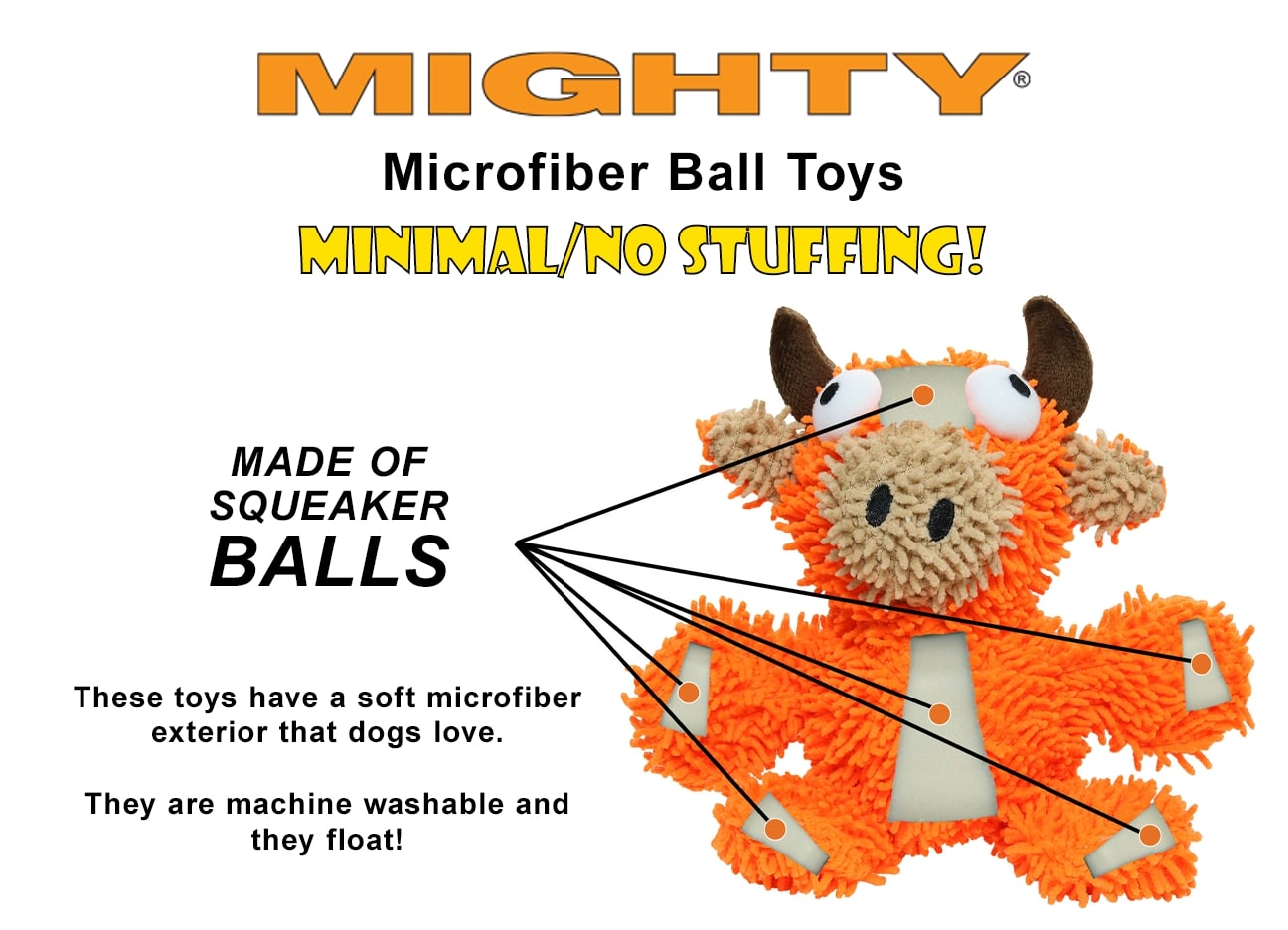 Mighty Microfiber Ball - Rabbit SpadezStore