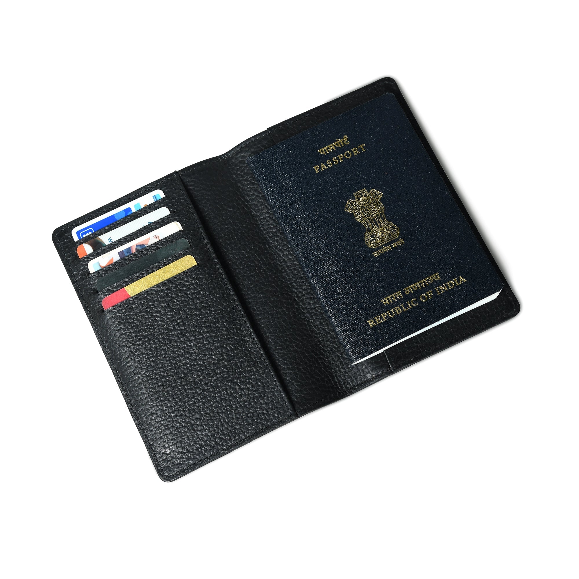 Classy Leather Bags Adam Black Passport Holder