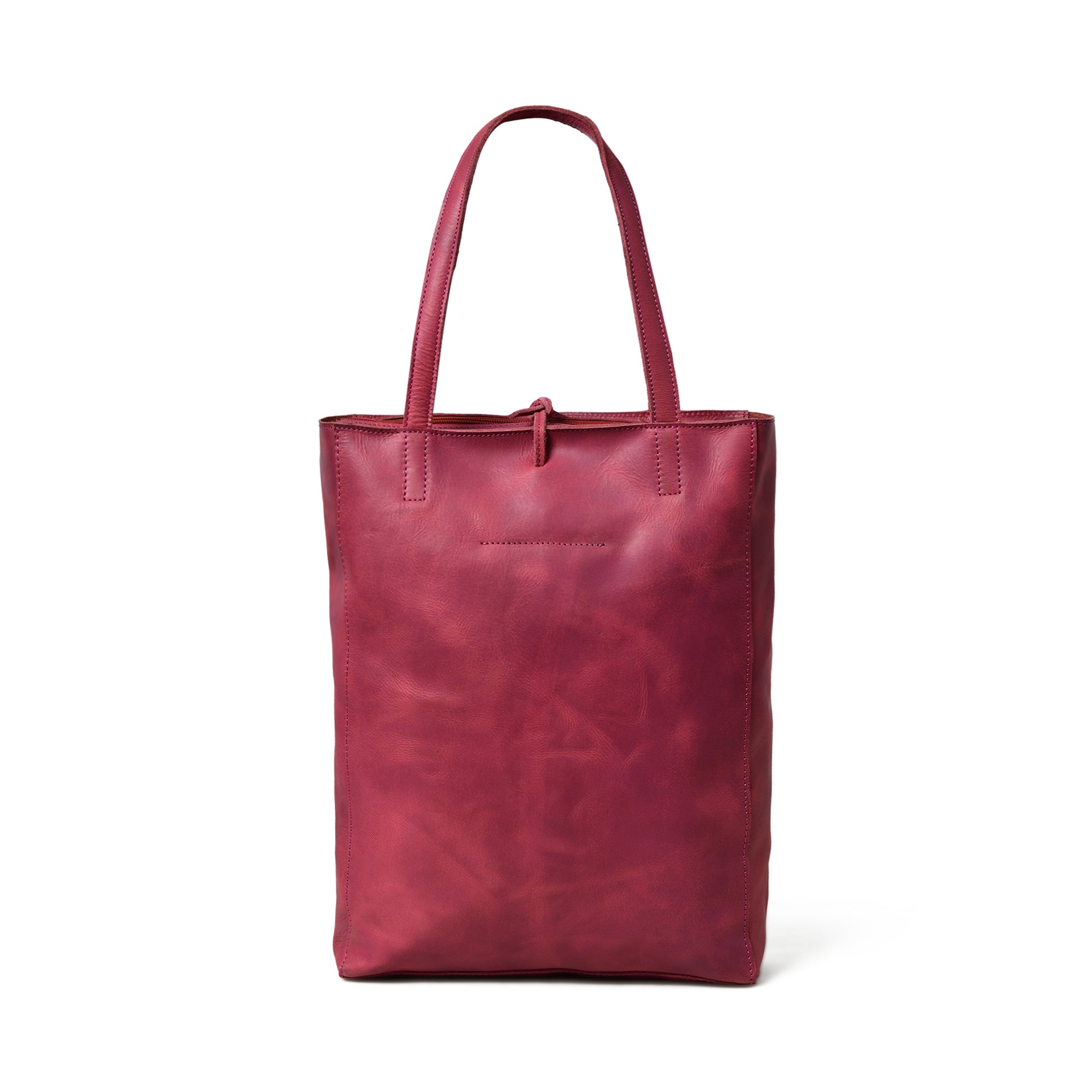Classy Leather Bags Maroon Leather Tote Bag SpadezStore