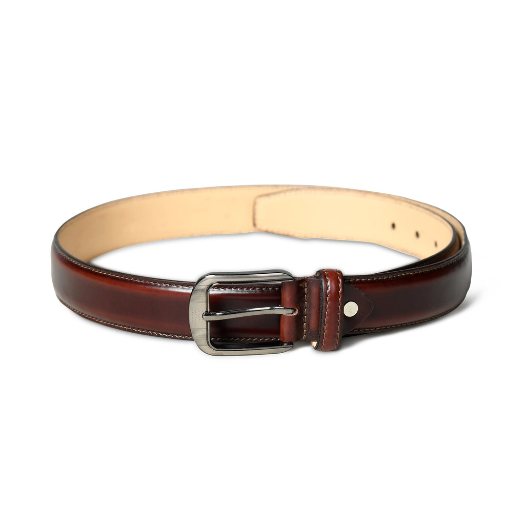 Classy Leather Bags Eclipse Brown Leather Belt SpadezStore