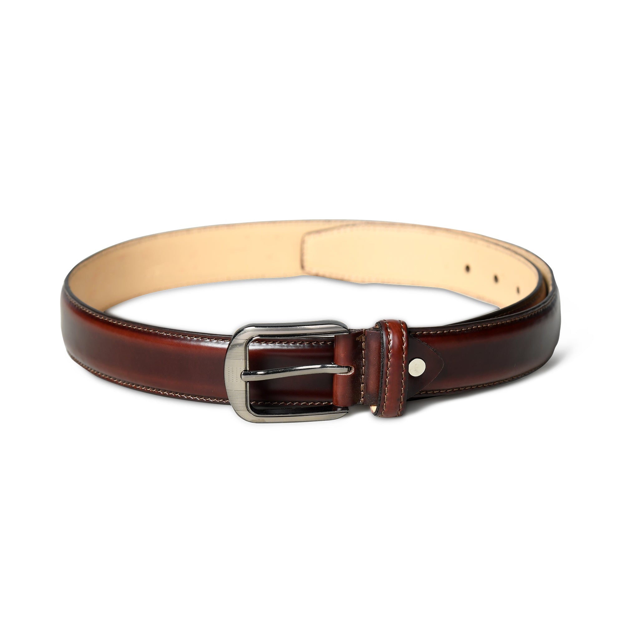 Classy Leather Bags Eclipse Brown Leather Belt SpadezStore