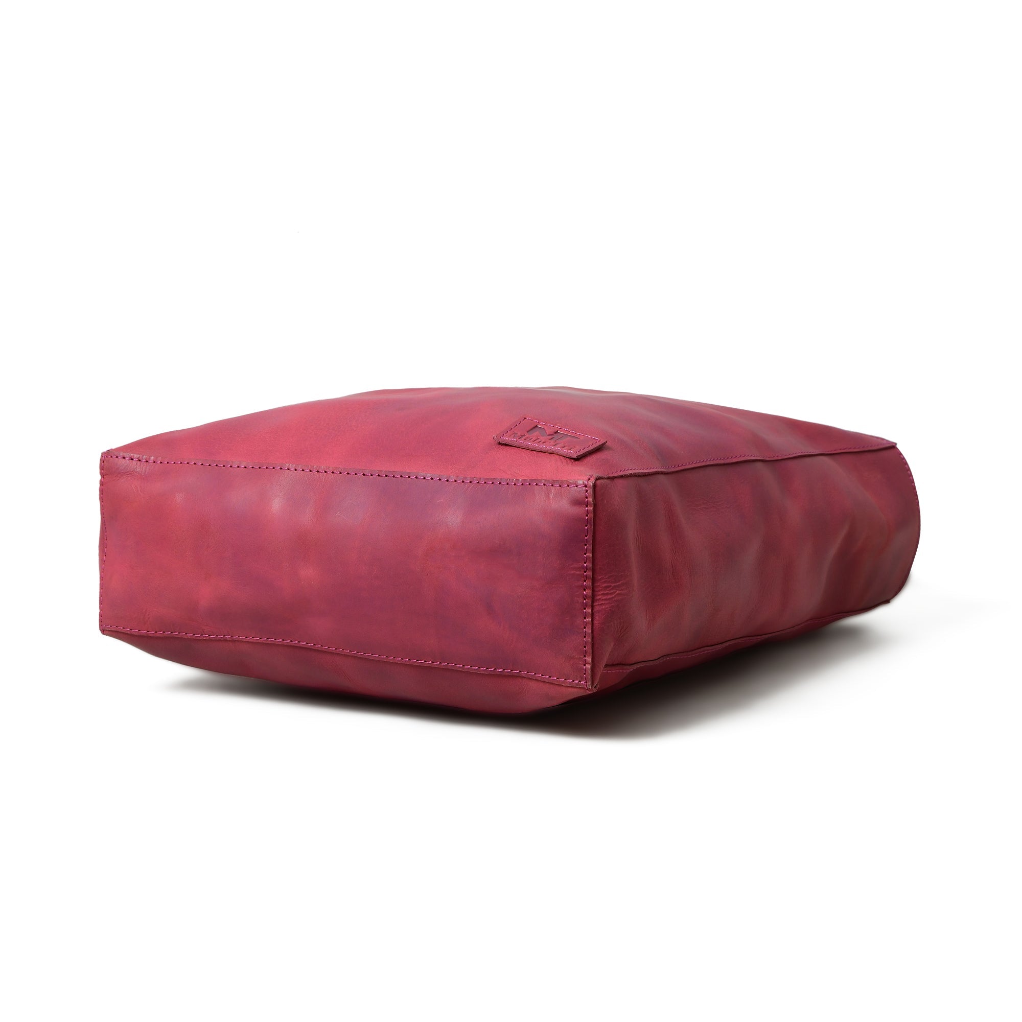 Classy Leather Bags Maroon Leather Tote Bag SpadezStore