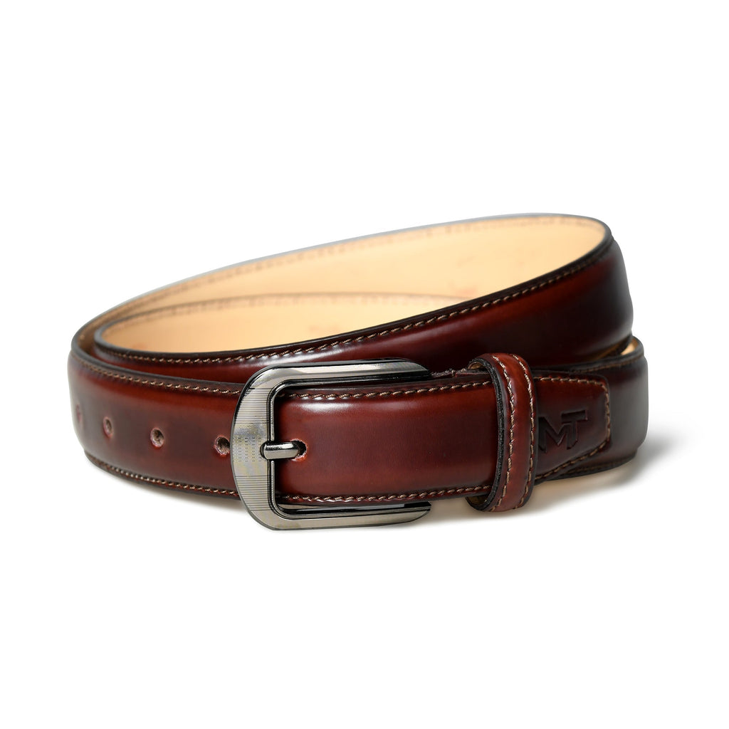 Classy Leather Bags Eclipse Brown Leather Belt SpadezStore