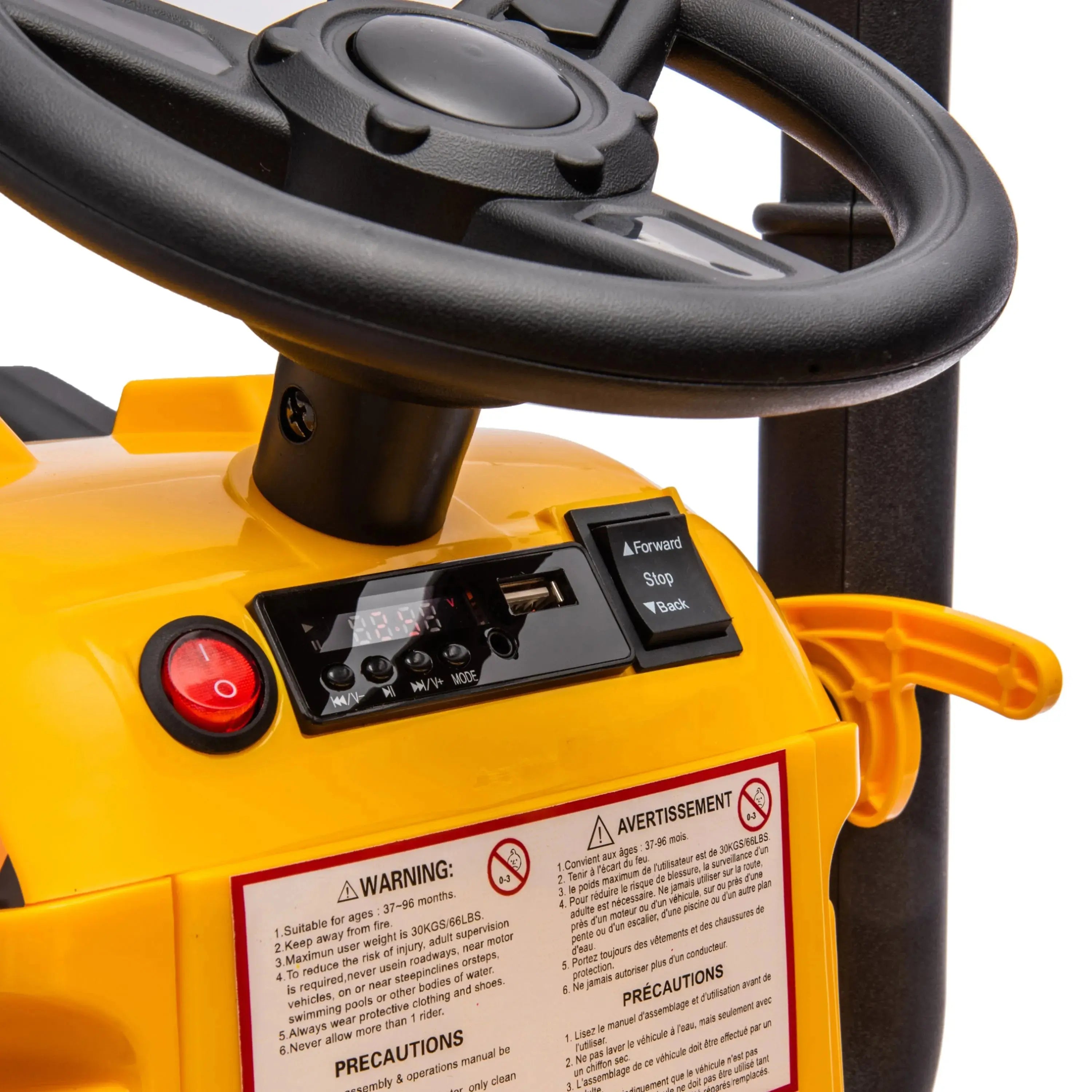 Freddo 12V Freddo Excavator 1 Seater Ride-on SpadezStore