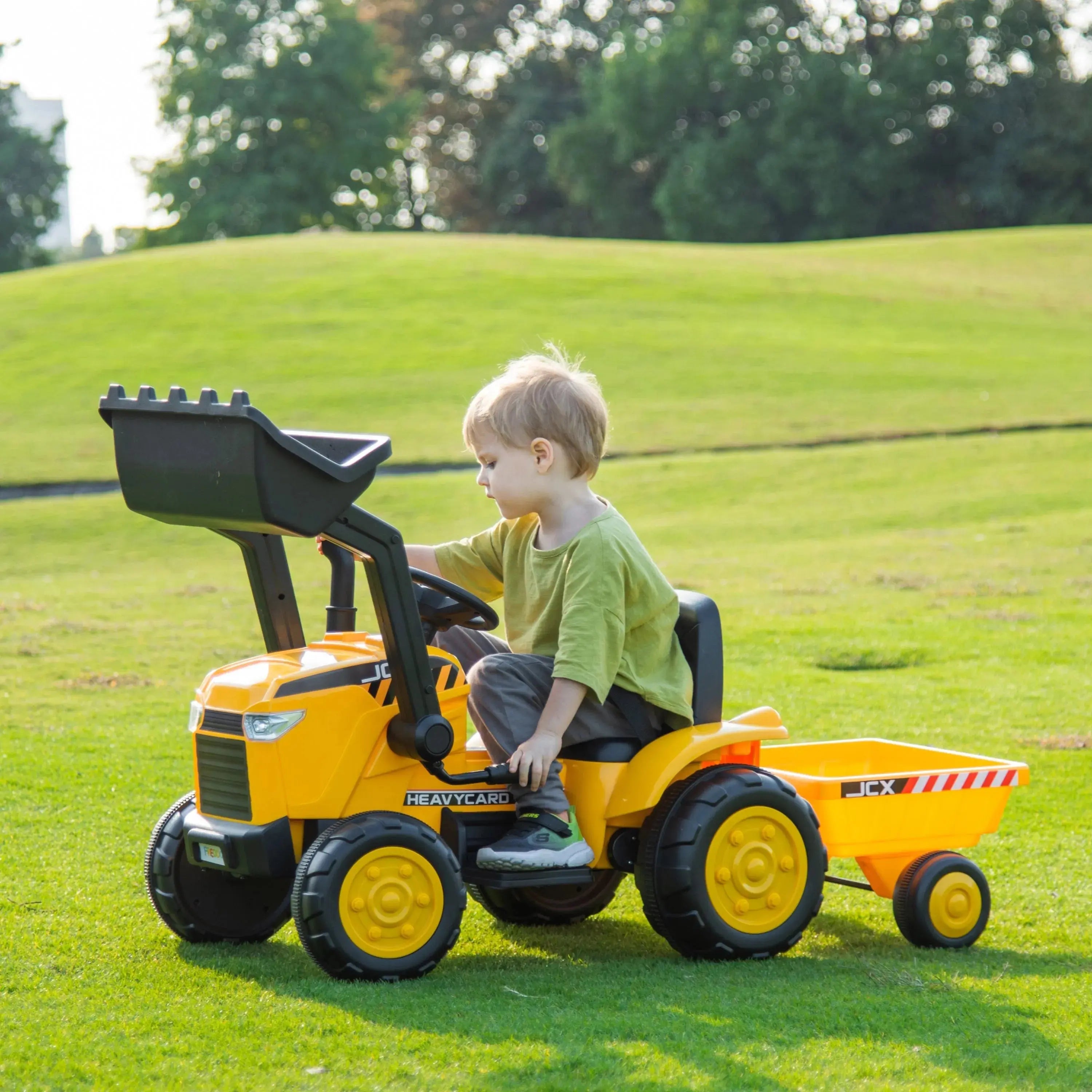 Freddo 12V Freddo Excavator 1 Seater Ride-on SpadezStore