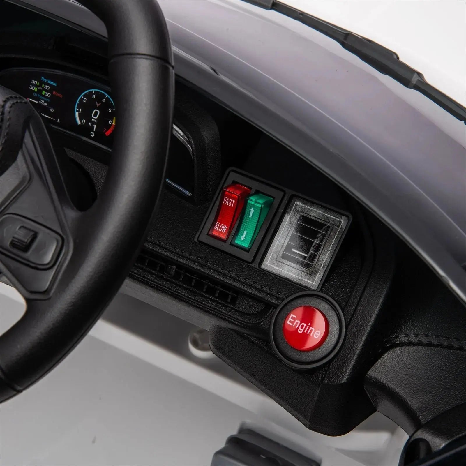 Freddo 12V Chevrolet Corvette C8 Stingray 1-Seater Kids Ride-On Car SpadezStore