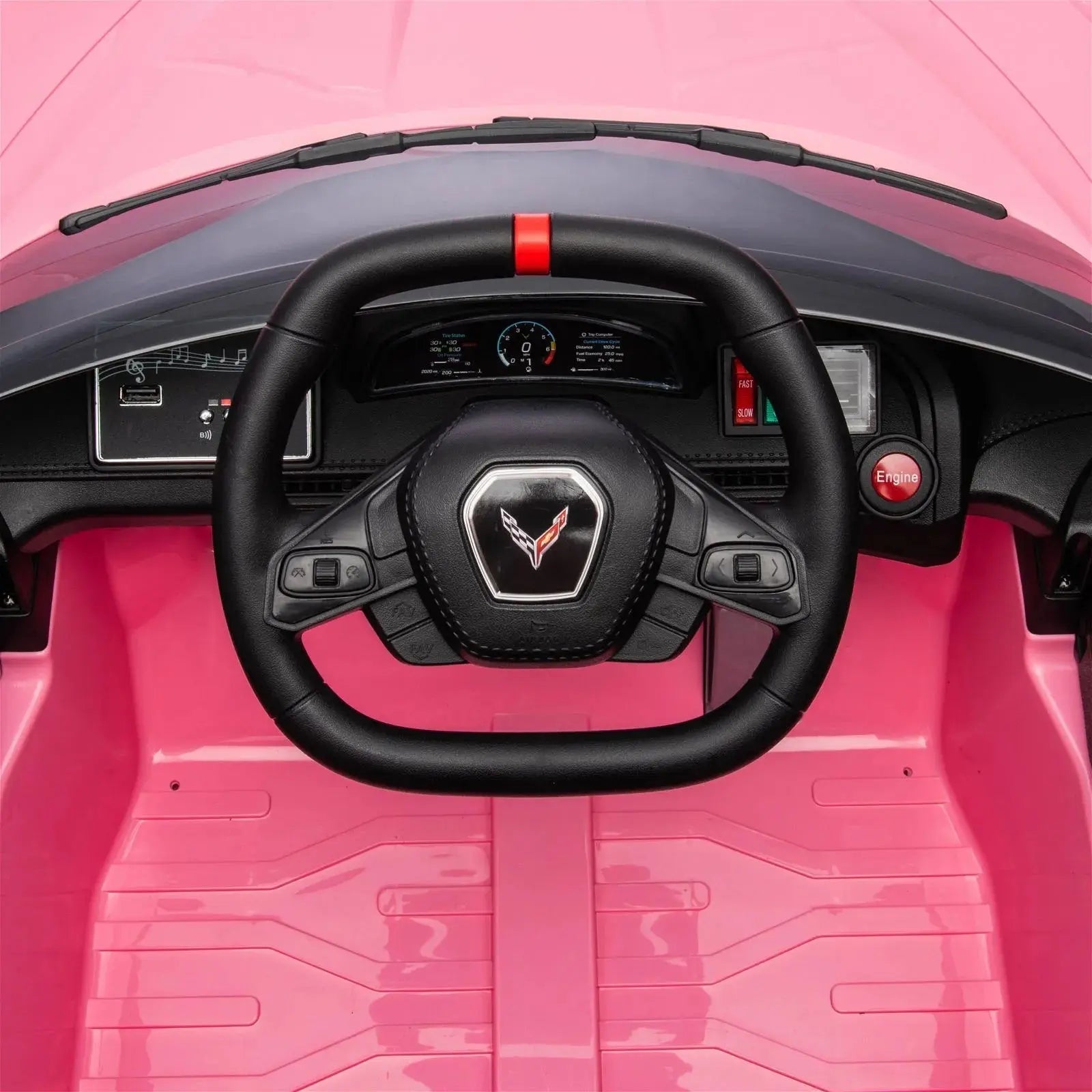 Freddo 12V Chevrolet Corvette C8 Stingray 1-Seater Kids Ride-On Car SpadezStore