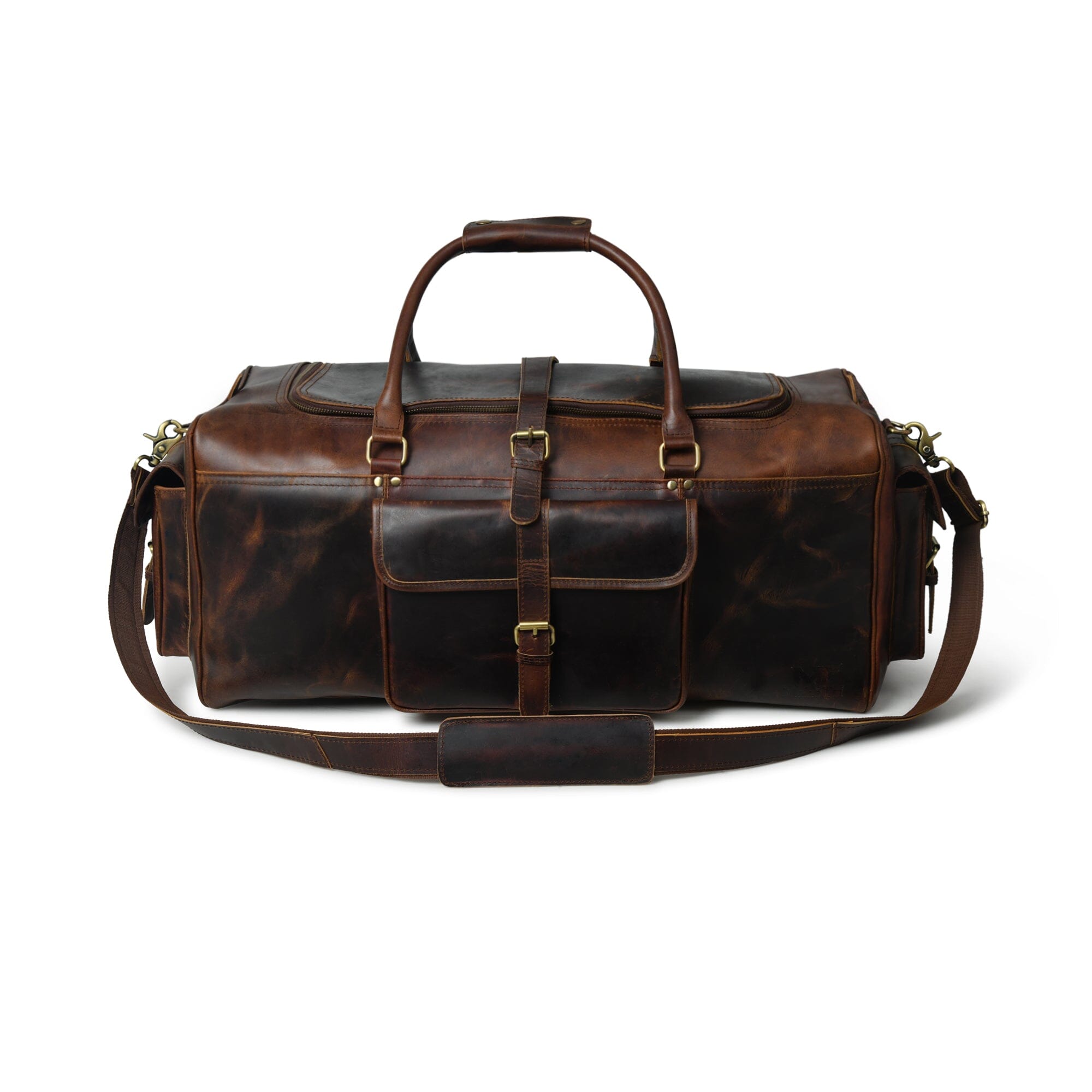Classy Leather Bags The Stellan Buffalo Duffel SpadezStore