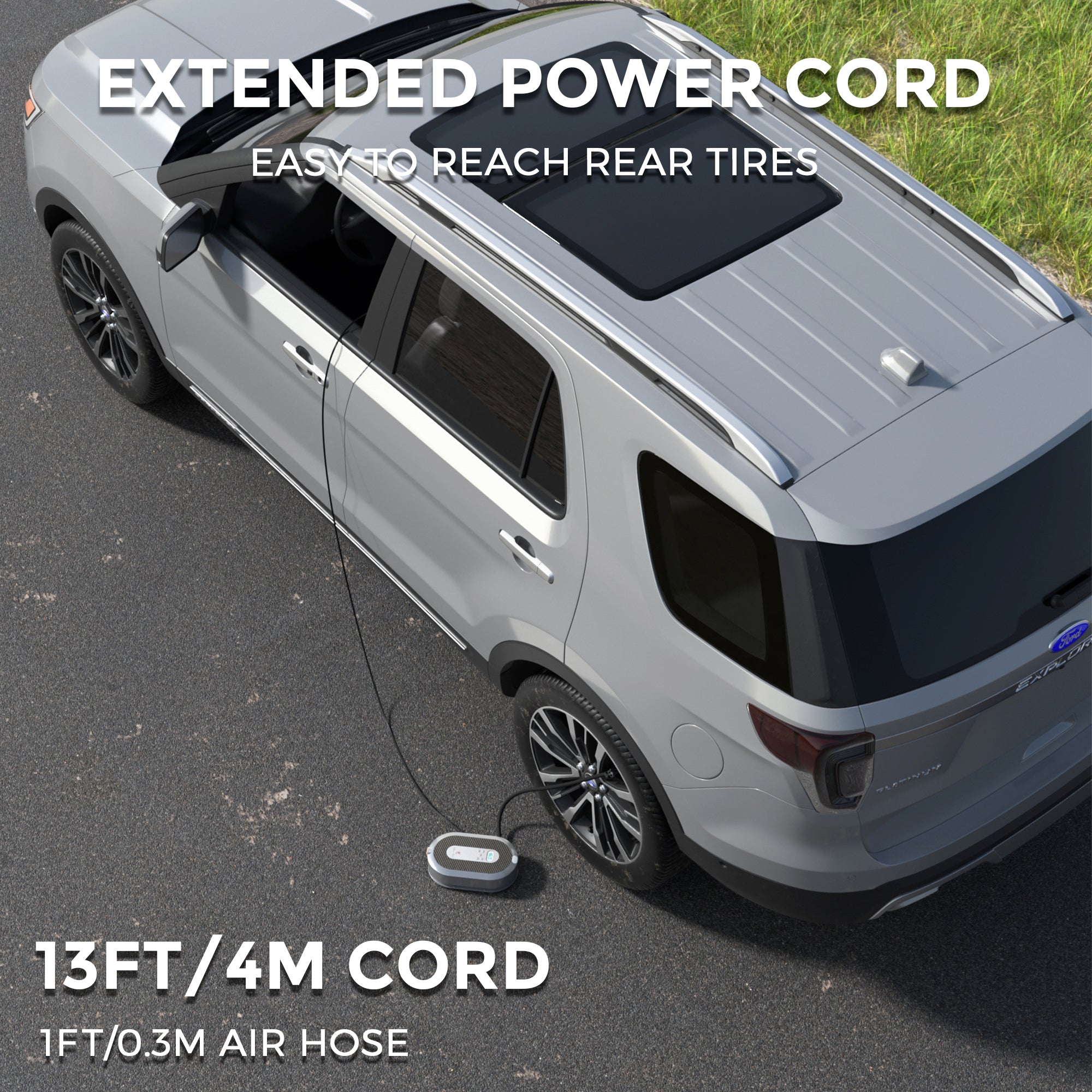 Giraffe Tools Retractable Car Tire Inflator SpadezStore