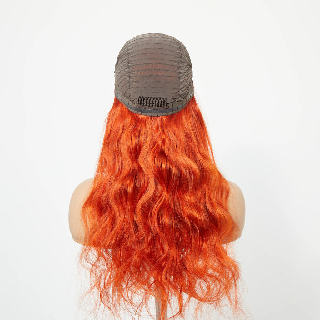 Body Wave 13 x 4" Orange Lace Front Wig 24" SpadezStore