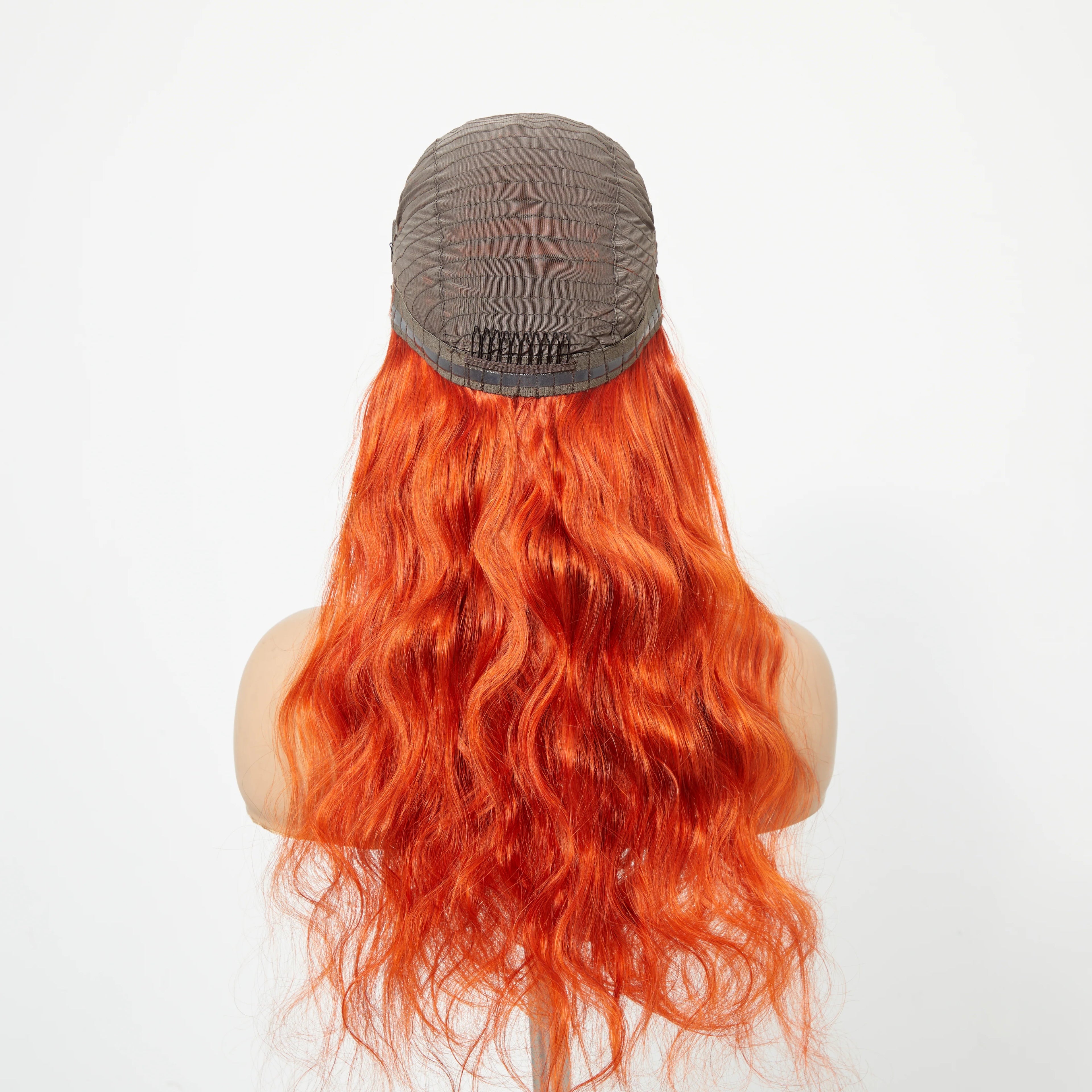 Body Wave 13 x 4" Orange Lace Front Wig 24" SpadezStore