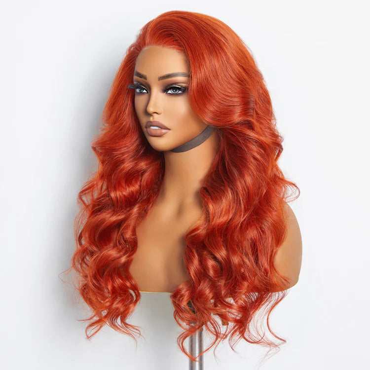 Body Wave 13 x 4" Orange Lace Front Wig 24" SpadezStore