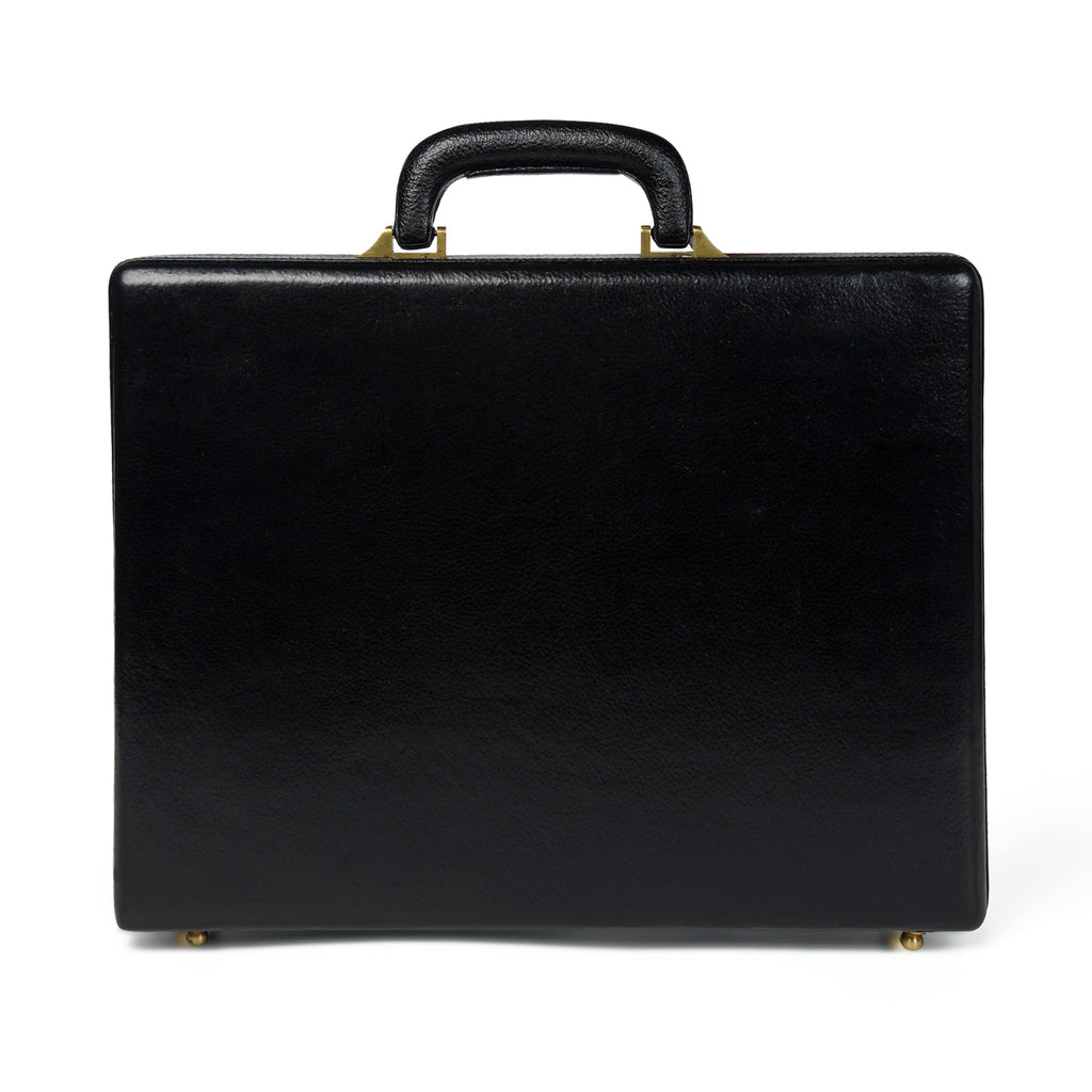 Classy Leather Bags Black Office Suitcase Briefcase SpadezStore