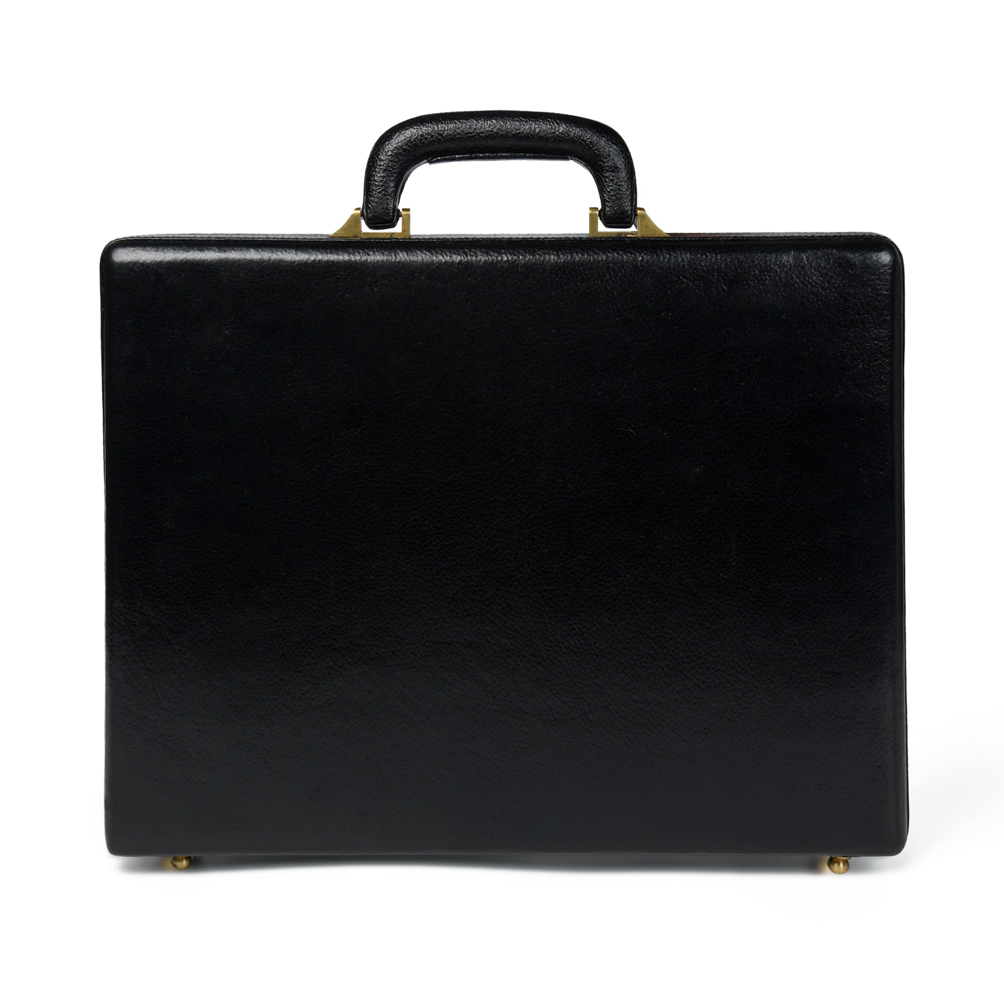 Classy Leather Bags Black Office Suitcase Briefcase SpadezStore