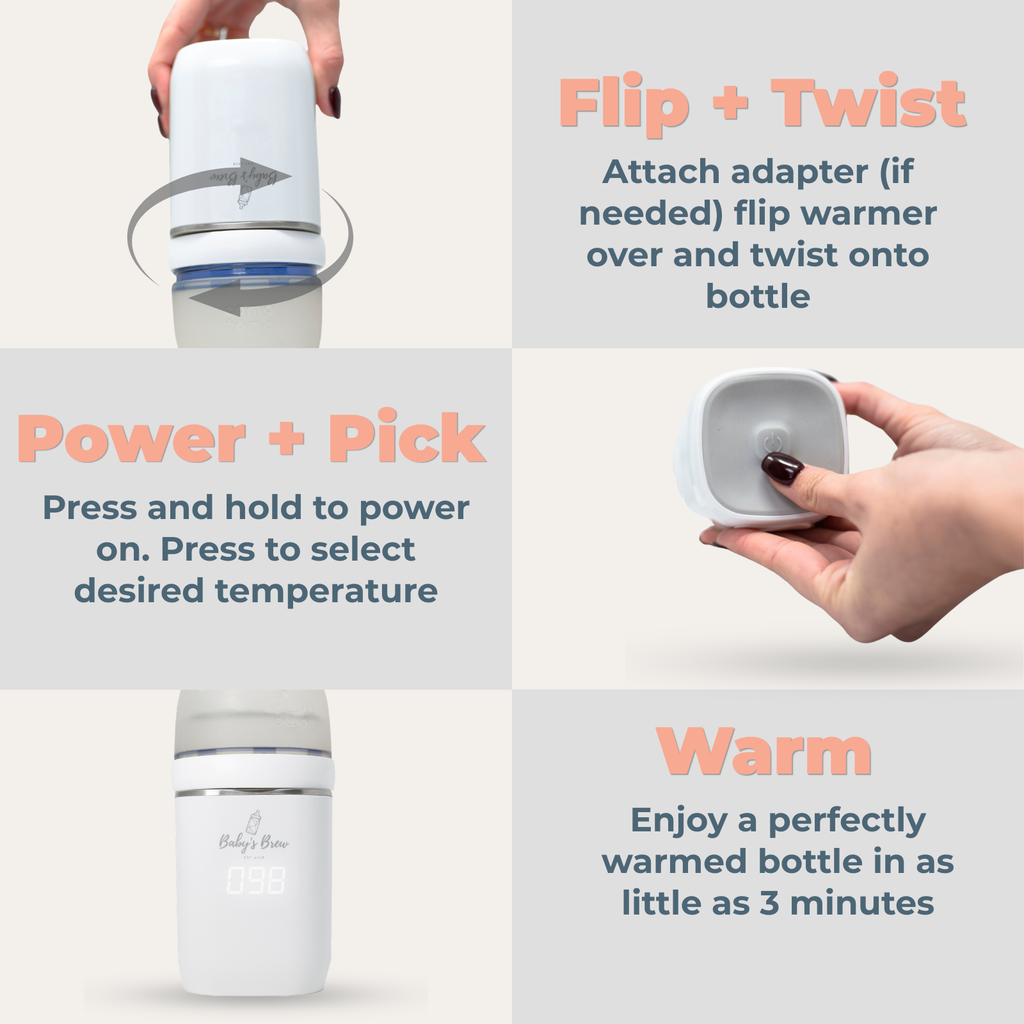 The Baby's Brew Portable Bottle Warmer Pro Set