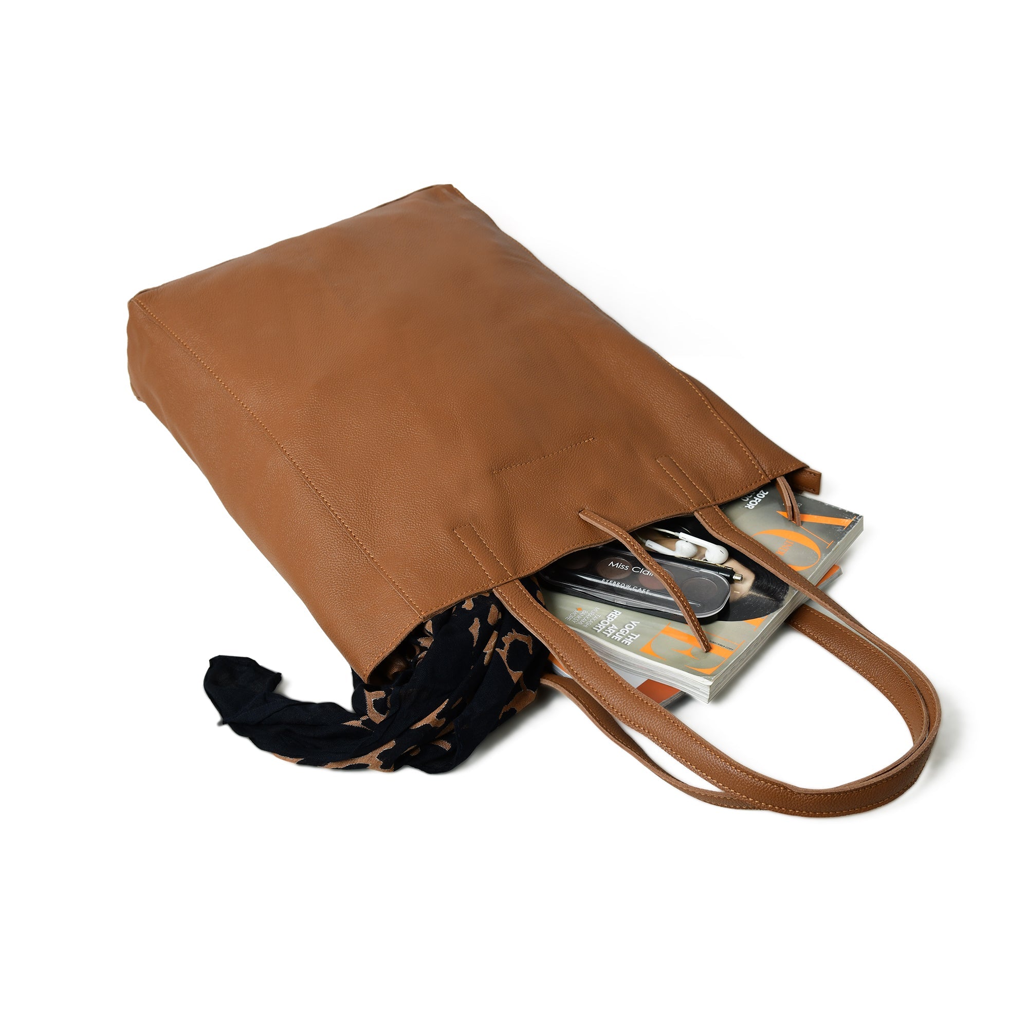 Classy Leather Bags Café Chic Women's Leather Tote Bag SpadezStore