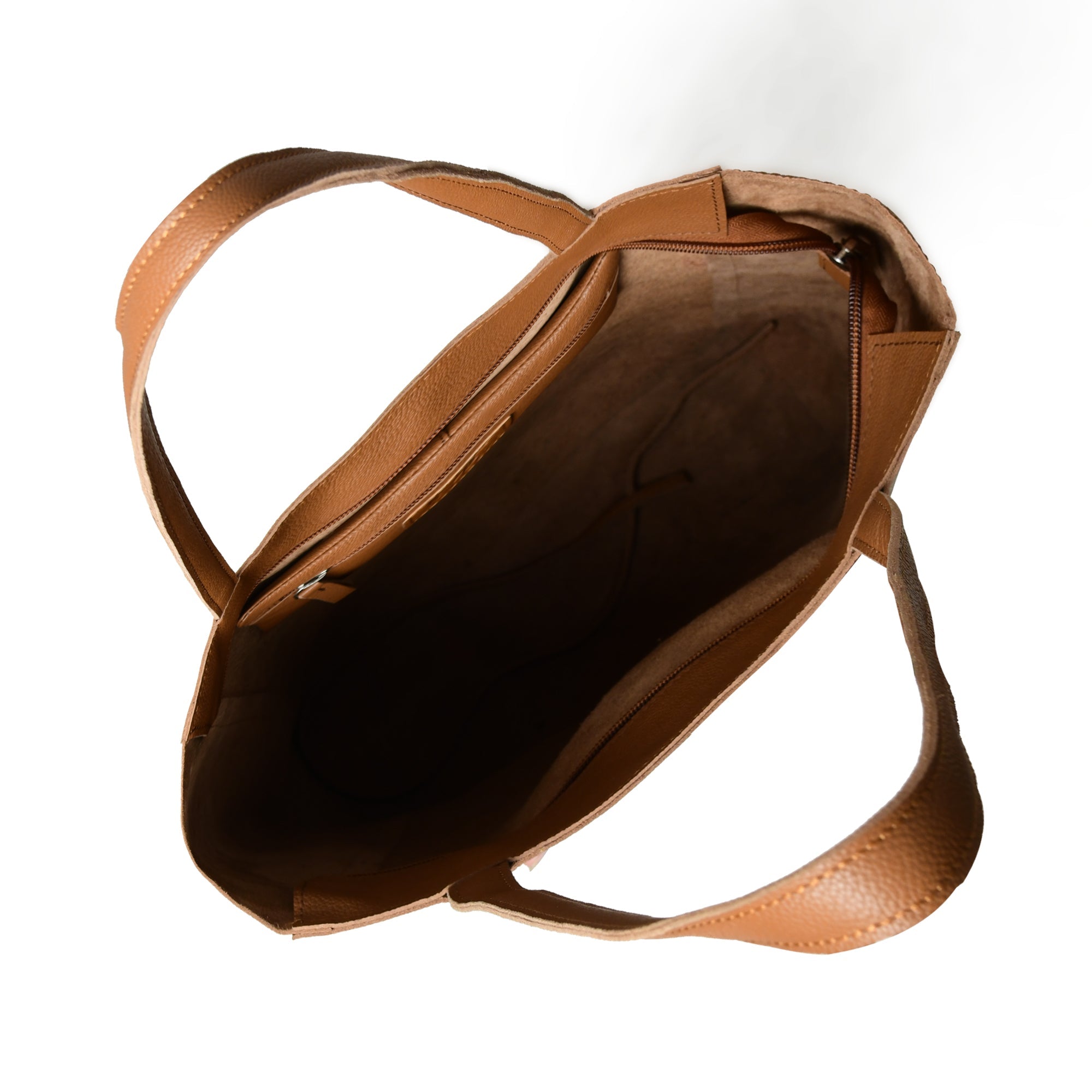 Classy Leather Bags Café Chic Women's Leather Tote Bag SpadezStore