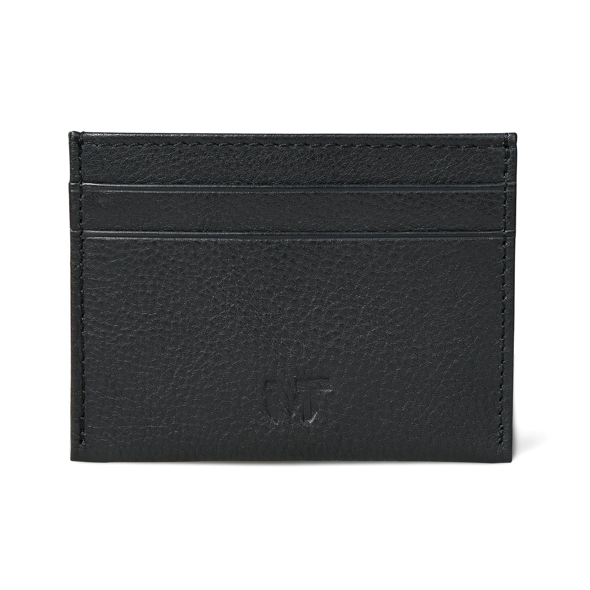 Classy Leather Bags Minimalistic Black Cards Holder SpadezStore