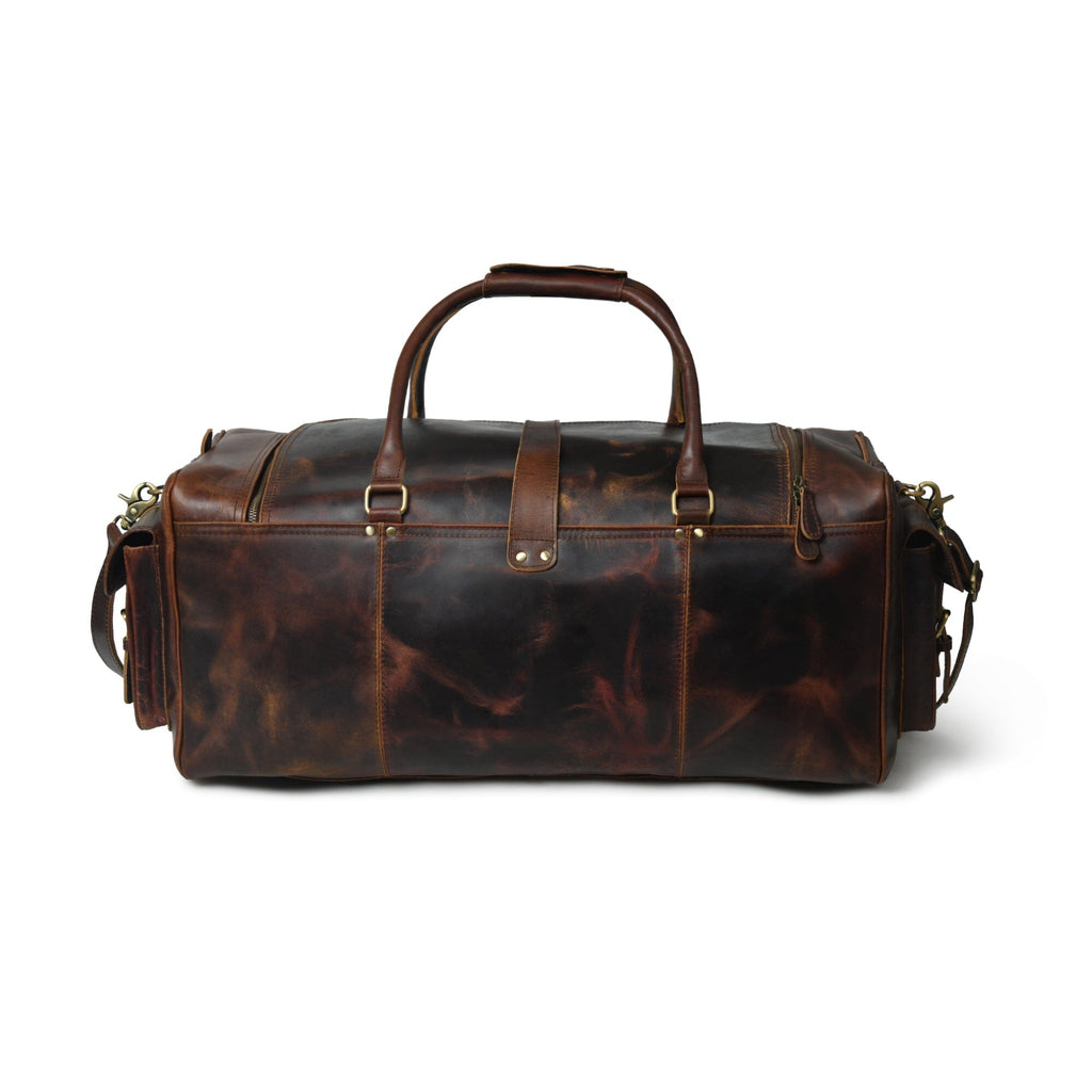 Classy Leather Bags The Stellan Buffalo Duffel SpadezStore