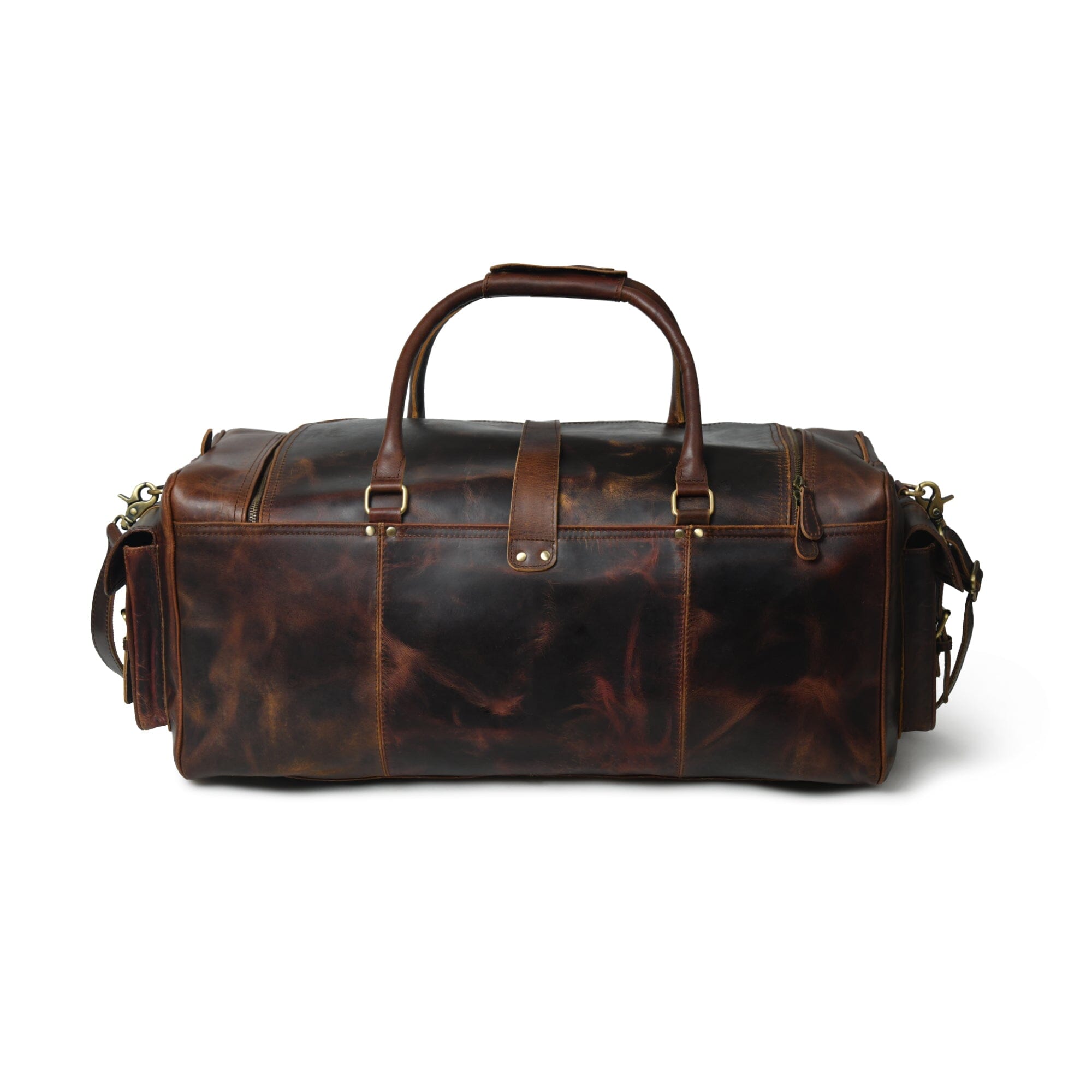 Classy Leather Bags The Stellan Buffalo Duffel SpadezStore