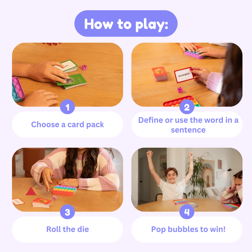 The Fidget Games The Vocabulary Game SpadezStore