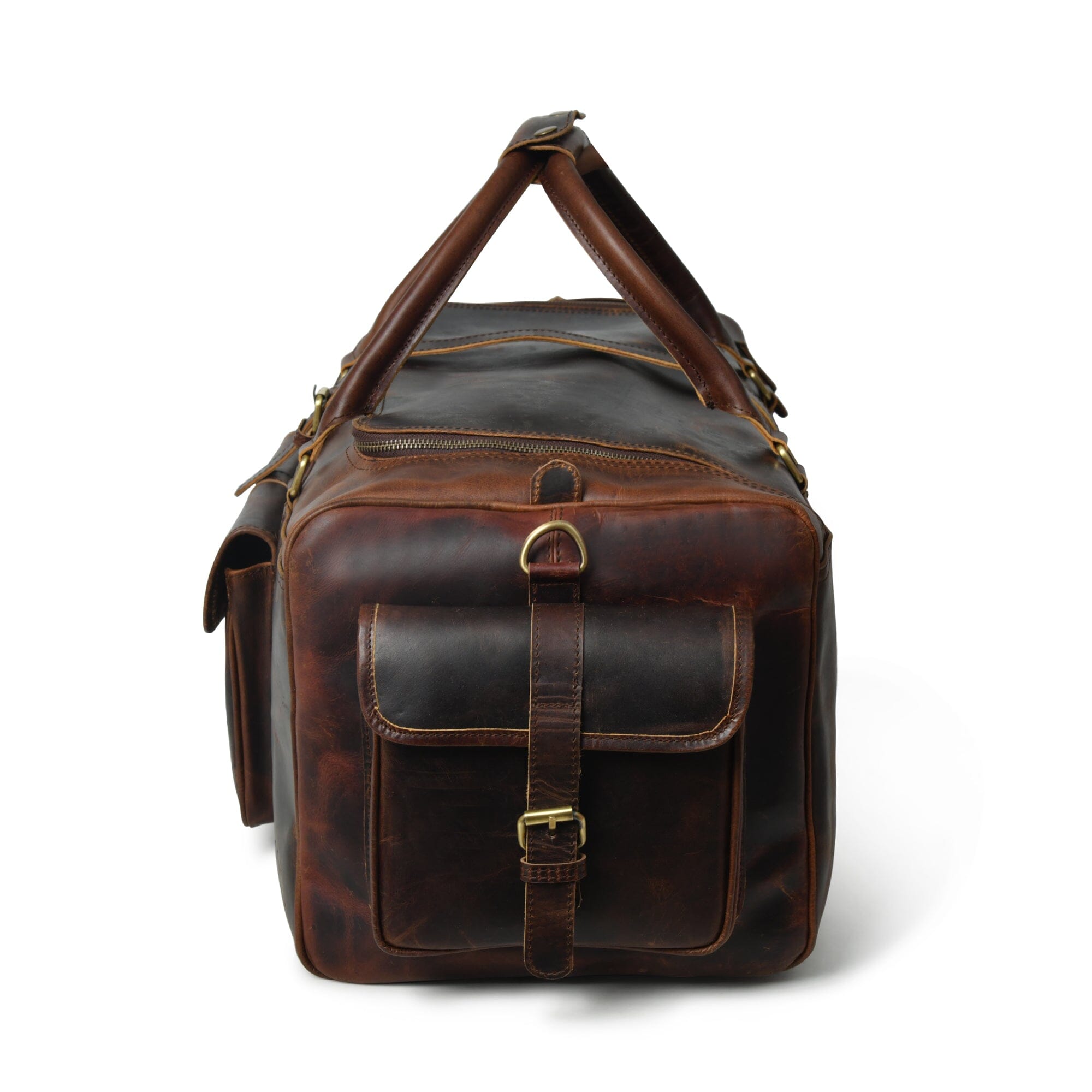 Classy Leather Bags The Stellan Buffalo Duffel SpadezStore