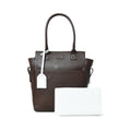 Classy Leather Bags Chestnut Charm Brown Leather Tote SpadezStore