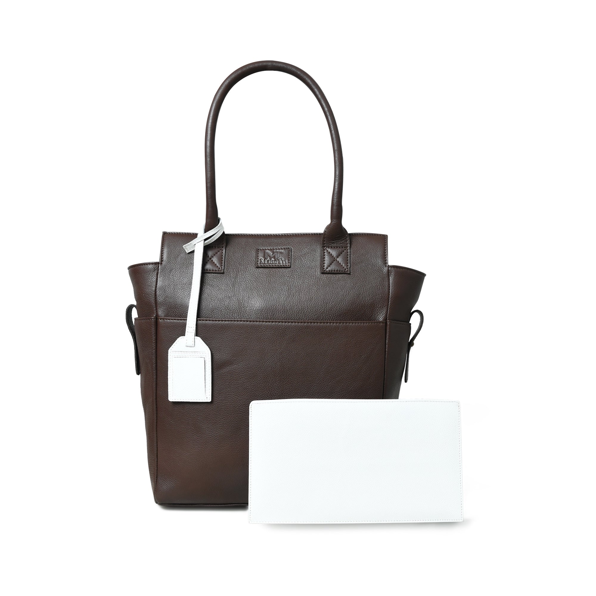 Classy Leather Bags Chestnut Charm Brown Leather Tote SpadezStore