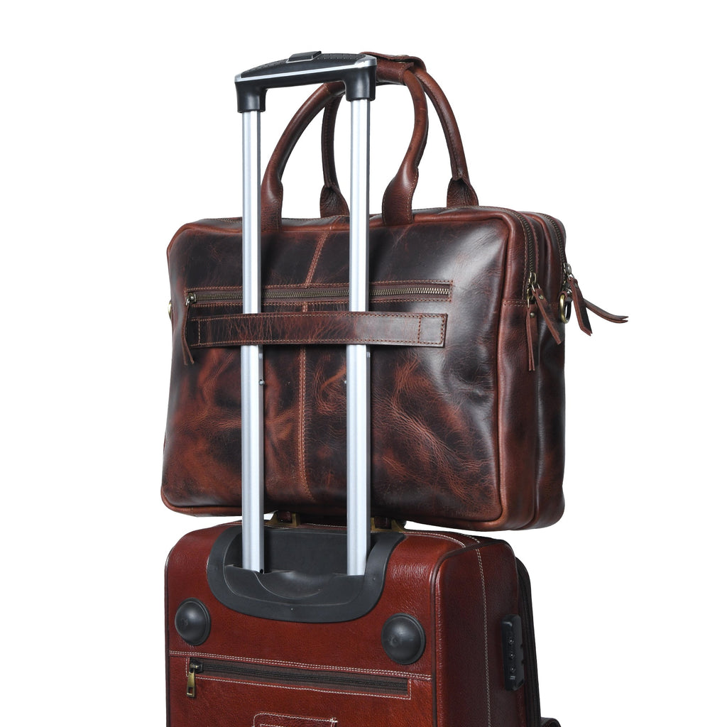 Classy Leather Bags Buffalo Leather Pilot Bag