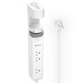 CRST Desk Clamp Surge Protector Power Strip with USB-C Port 6FT Extension Cord Flat Plug 1020J Protection Fits Tables Up to 2 Inches 36 Months Warranty SpadezStore