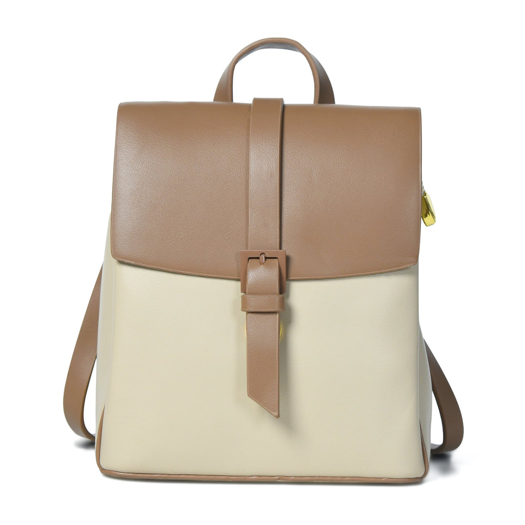 Classy Leather Bags Claire Women's Backpack - Brown SpadezStore