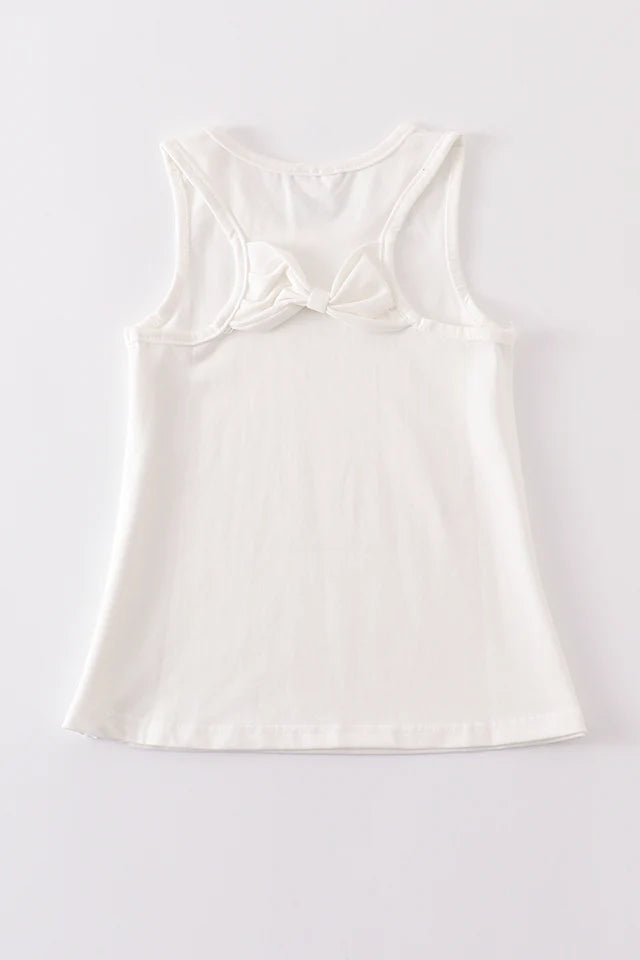 Abby & Evie White Blank Basic Tank Top SpadezStore