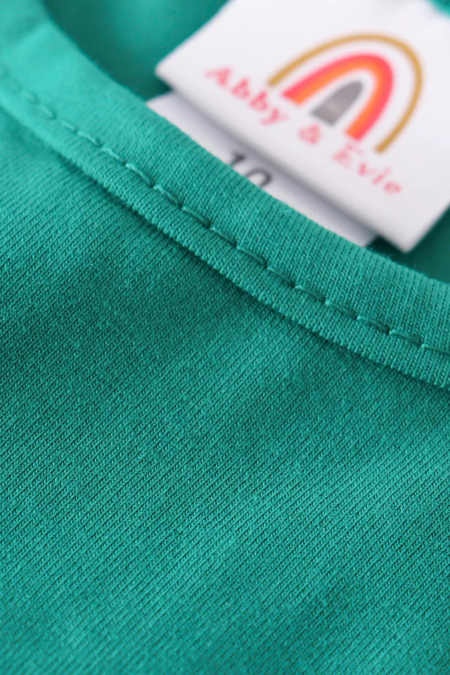 Abby & Evie Teal Blank Basic Tank Top SpadezStore