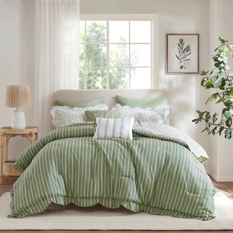 Madison Park Darcy 5 Piece Print Comforter Set SpadezStore
